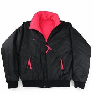 Vintage Y2K Columbia Jacket M Black Pink Thinsulate Full Zip Reversible